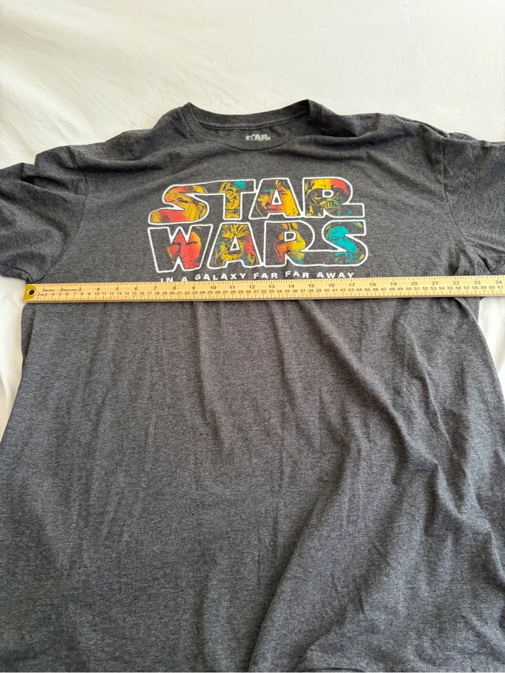MAD Engine Charcoal Star Wars Logo Tee with Multicolor Print XL - Picture 4 of 6